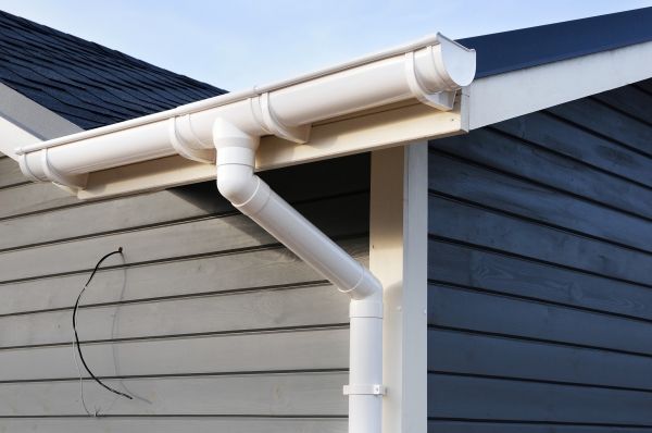 PVC Rain Gutter Installation in Woodbridge