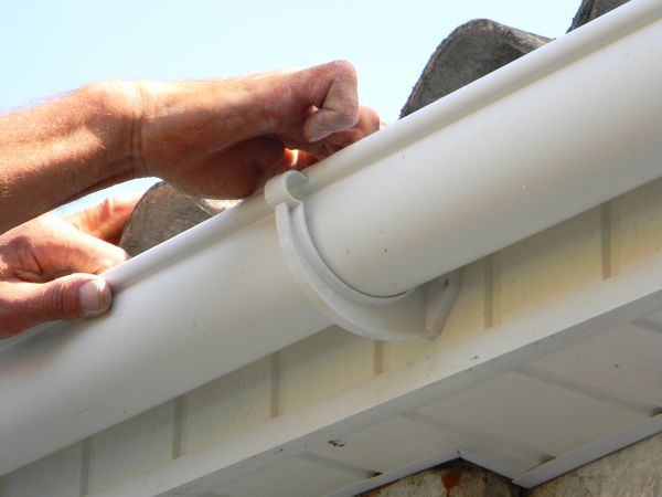 Plastic Gutter Repair in Woodbridge