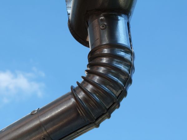 Metal Downspout Installation in Woodbridge